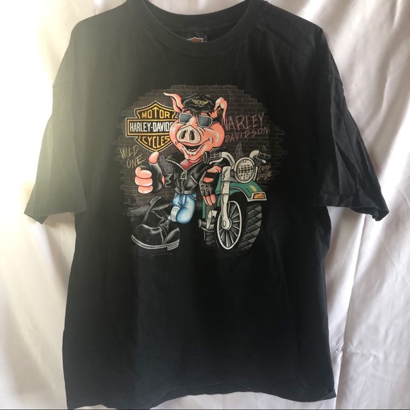 Harley-Davidson Other - Vintage 1992 Harley Davidson Shirt Hog Wild XL